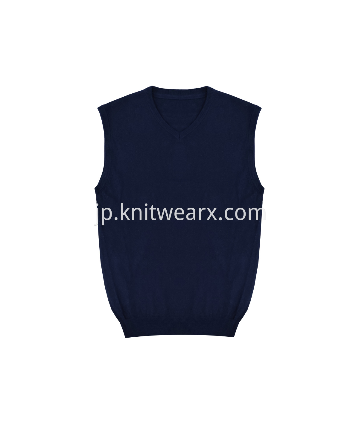 Men's Knitted Warm Vest V-neck Sweater